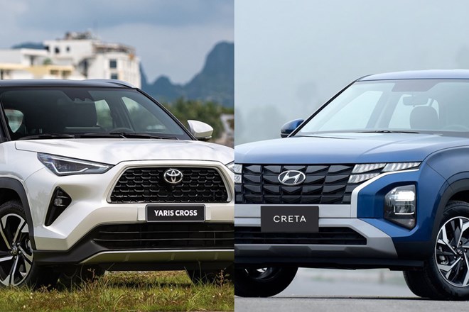 So sánh ưu và nhược điểm của Toyota Yaris Cross so với Hyundai Creta bản cao cấp