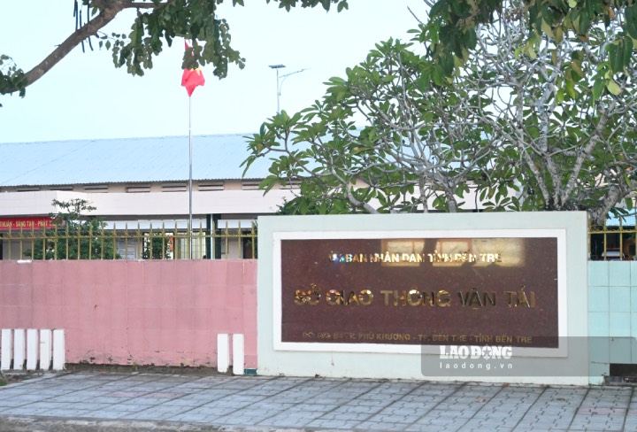 Trụ sở cơ quan của Sở Giao thông Vận tải tỉnh Bến Tre. Ảnh: Thành Nhân