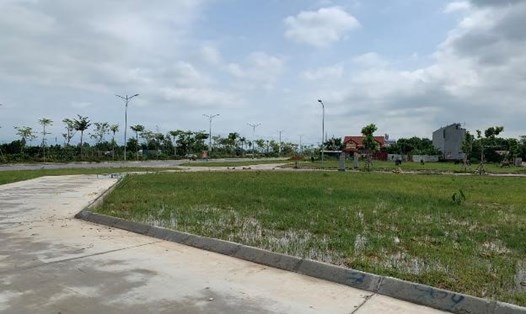 Vị trí một trong những thửa đất được sẽ được đấu giá tại huyện Mê Linh. Ảnh: Cổng TTĐT huyện Mê Linh
