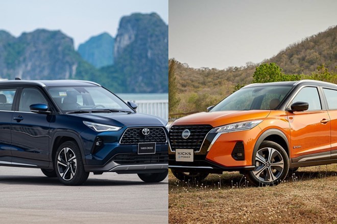 So kè ưu nhược điểm của 2 mẫu xe hybrid Toyota Yaris Cross và Nissan Kicks