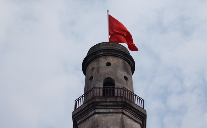 Cột cờ Nam Định được xếp hạng di tích lịch sử - văn hóa cấp quốc gia vào ngày 28.4.1962. Ảnh: Lương Hà