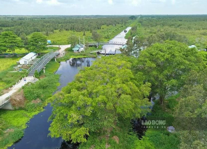 1 góc huyện U Minh Thượng. Ảnh: Nguyên Anh