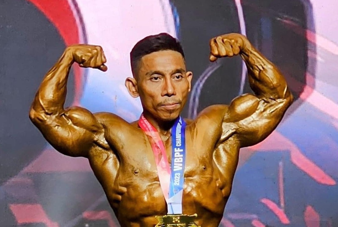 Lực sĩ Phạm Văn Mách. Ảnh: FBNV 