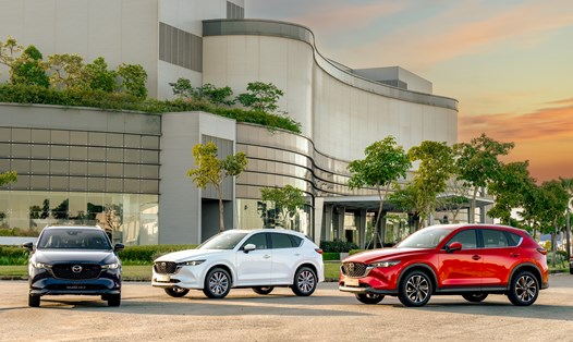 Mazda CX-5 giữ vị trí dẫn đầu trong nhóm xe SUV/CUV ăn khách nhất trong tháng 10.2023. Ảnh: Thaco