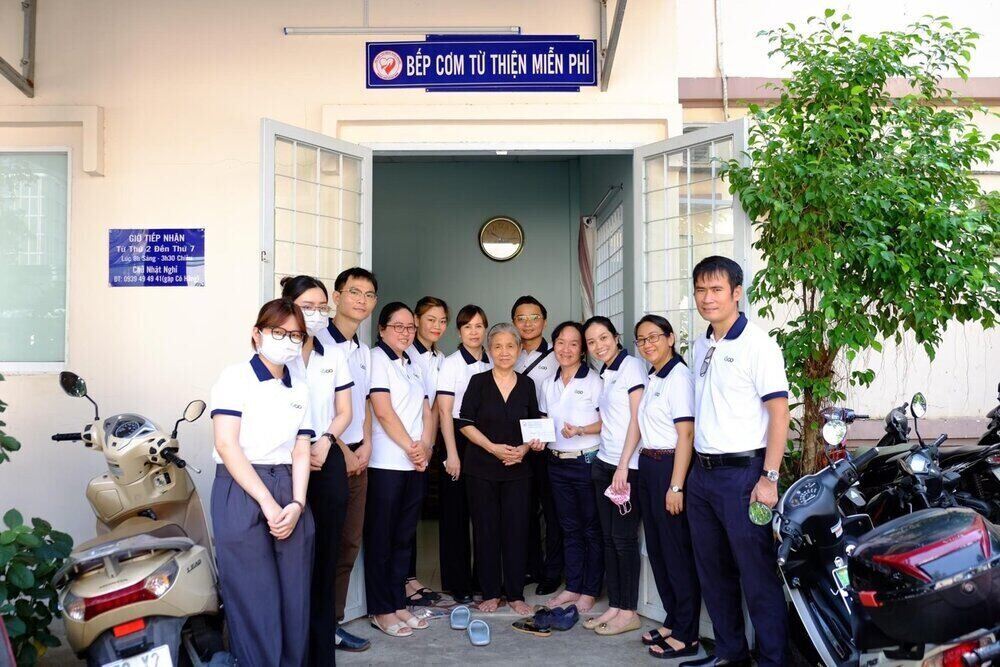 Tập thể ÀCO Homes tại Bệnh viện Nhi Đồng II (Ảnh: ÀCO Homes)