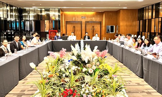 Quang cảnh buổi tập huấn nghiệp vụ du lịch tại Phuket (Thái Lan). Ảnh: Phan Hạnh