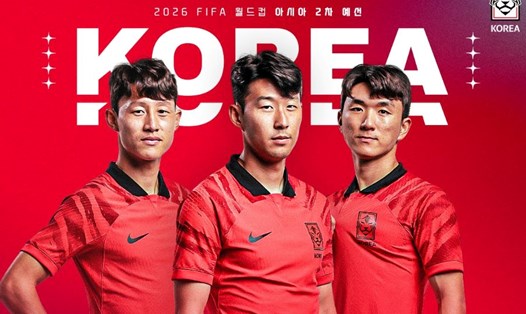 Tuyển Hàn Quốc làm khách tới sân của tuyển Trung Quốc ở vòng loại 2 World Cup 2026. Ảnh: KFA