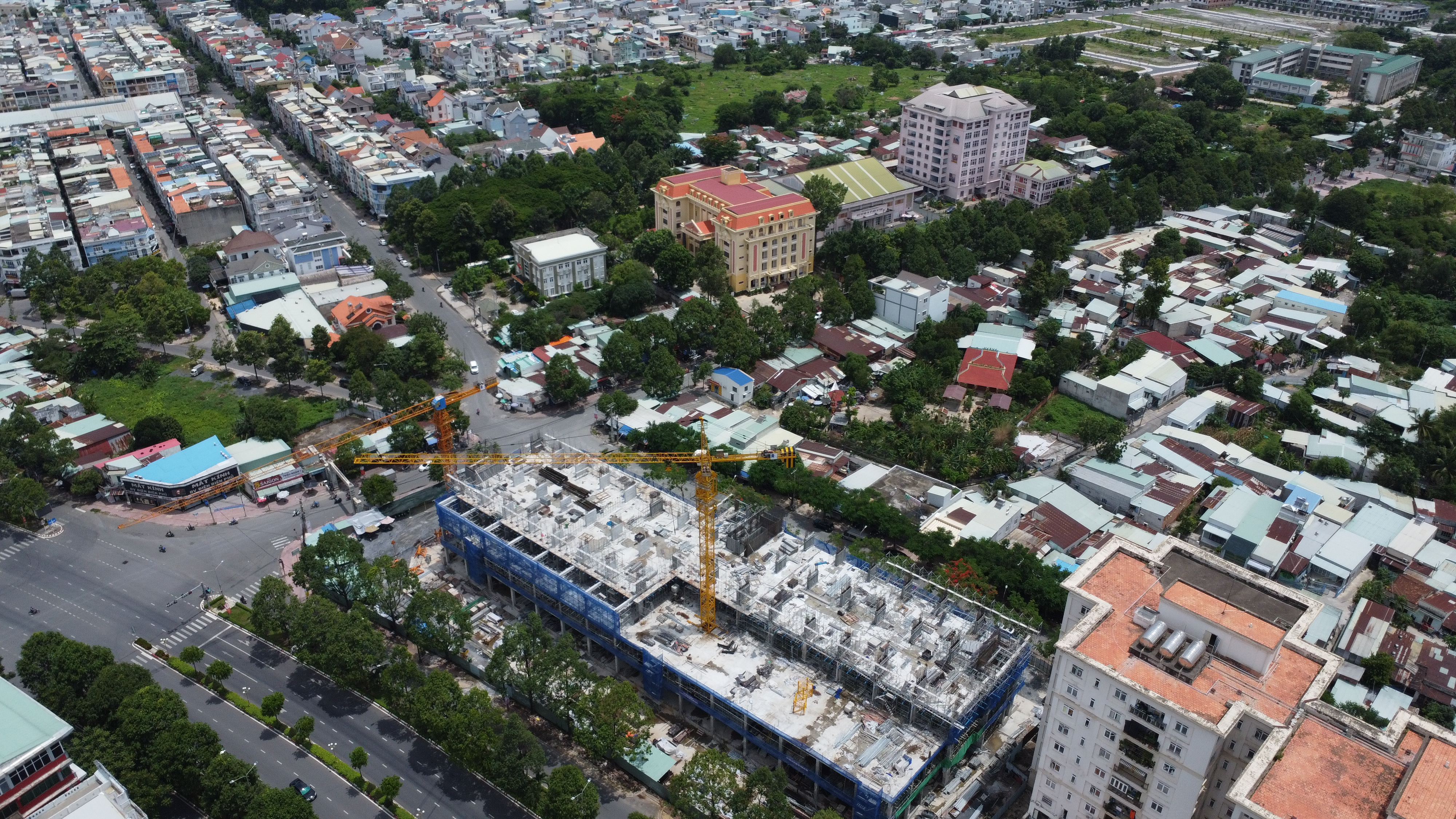 Dự án nhà ở xã hội A6-A7 tại TP Biên Hòa đang triển khai. Ảnh: Hà Anh Chiến