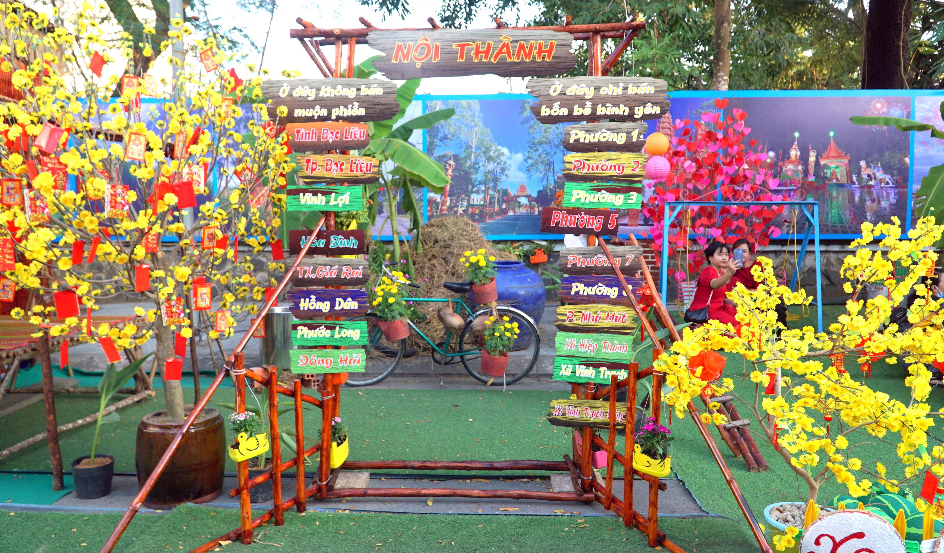 Sẽ tái diễn phiên chợ quê ngày Tết vào hoạt động mừng xuân năm 2024. Ảnh: Nhật Hồ