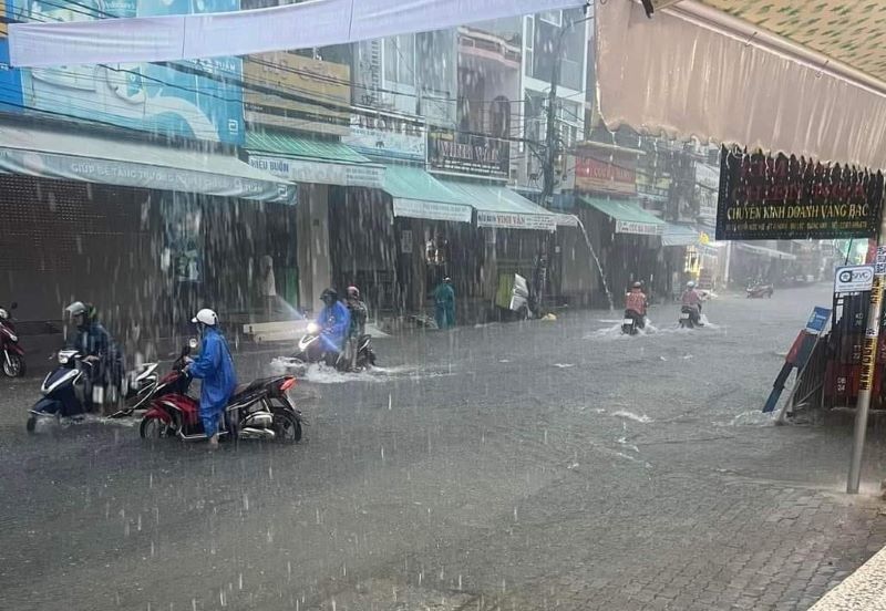 Theo dự báo, những ngày tới địa bàn Quảng Nam tiếp tục có mưa to đến rất to. Ảnh: Hoàng Bin.