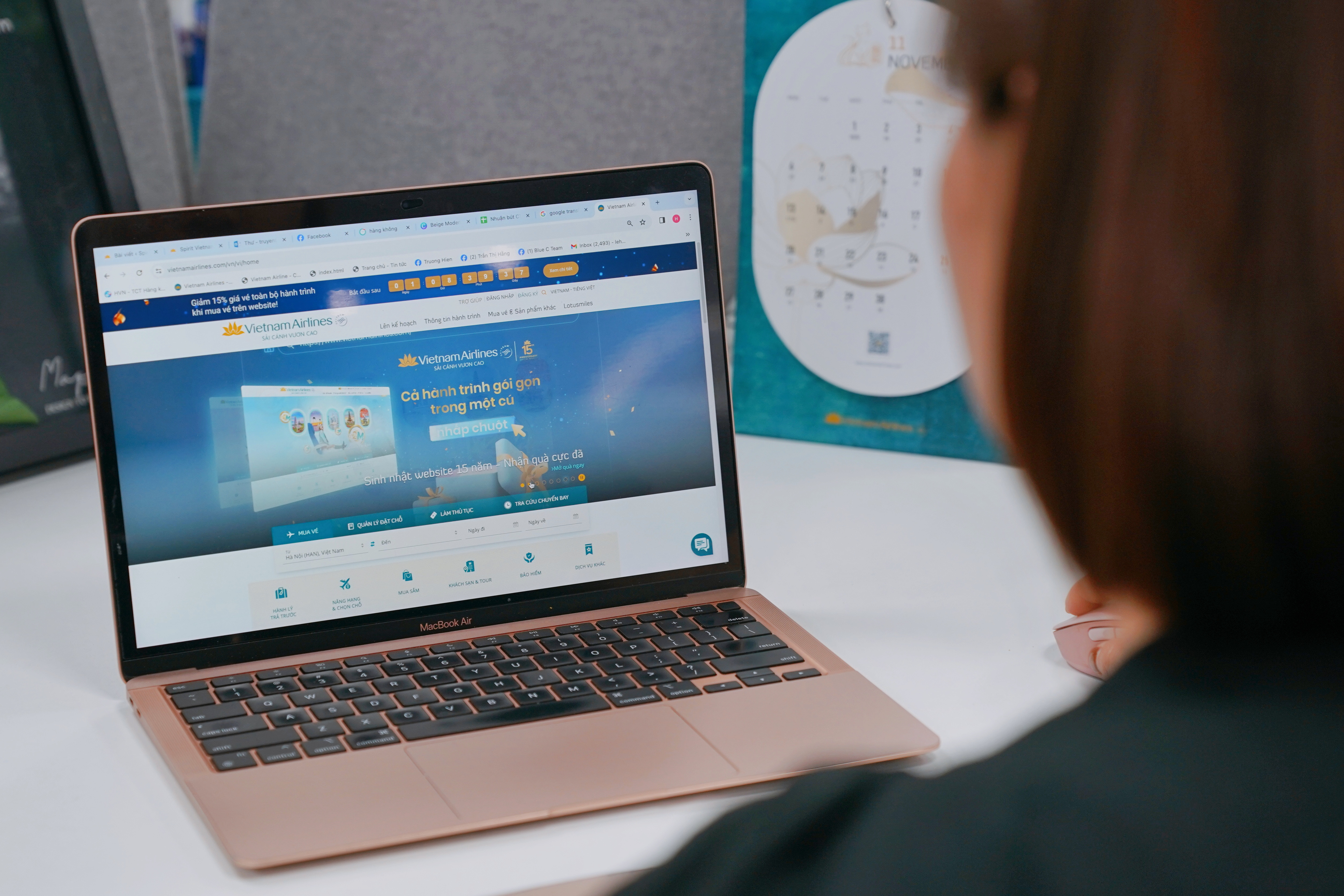 Bay trọn vẹn hơn với website Vietnam Airlines