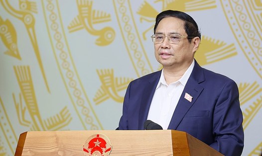 Thủ tướng Phạm Minh Chính chủ trì phiên họp Ban Chỉ đạo Cải cách hành chính của Chính phủ. Ảnh: VGP