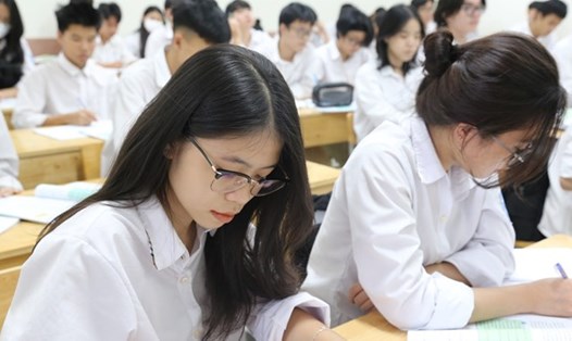 Bộ GD ĐT đề xuất thi 4 môn tại kỳ thi tốt nghiệp THPT Ảnh: Vân Trang