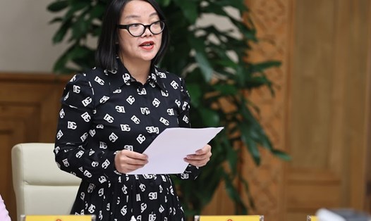 Đại diện Tập đoàn Vingroup phát biểu tại Hội nghị phát triển du lịch Việt Nam nhanh, bền vững. Ảnh: VGP