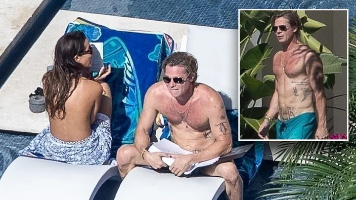 Mối quan hệ của Brad Pitt và bạn gái ngày càng bền chặt, gắn bó. Ảnh: Daily Mail