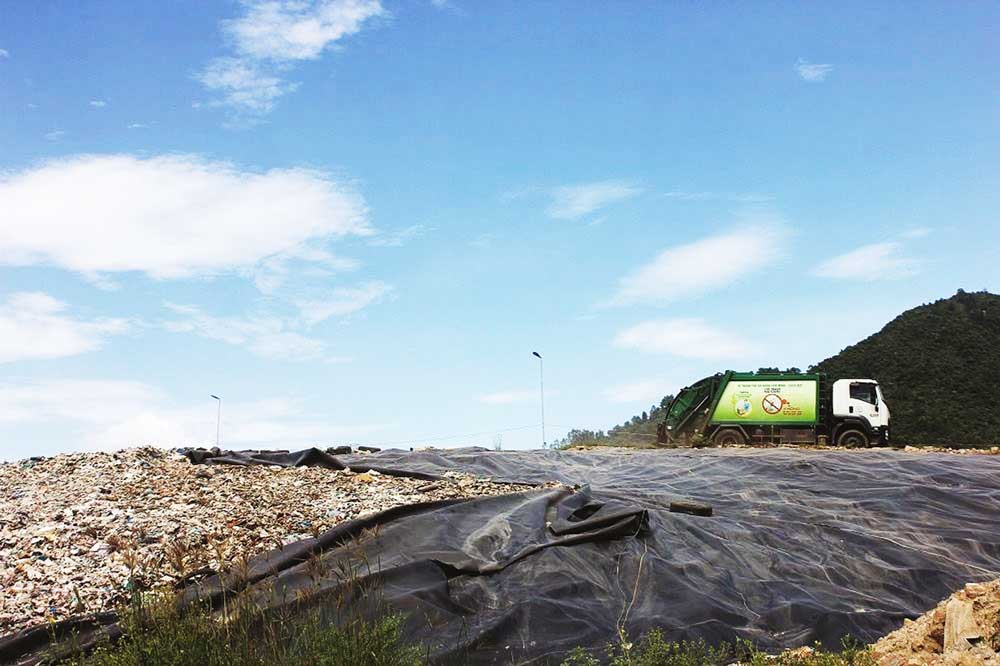 Đà Nẵng sẽ xây thêm hộc rác số 7 tại bãi rác Khánh Sơn. Ảnh: Nguyên Thi