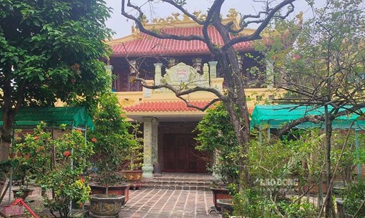 Ngôi nhà ở quê Thái Bình của ông Lưu Bình Nhưỡng. Ảnh: Trung Du