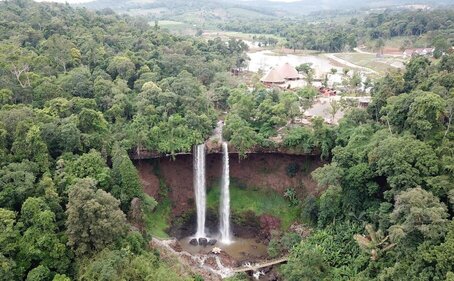 Một điểm du lịch tại huyện Tuy Đức đang gặp nhiều khó khăn trong việc tạo ra các sản phẩm du lịch. Ảnh: Phan Tuấn