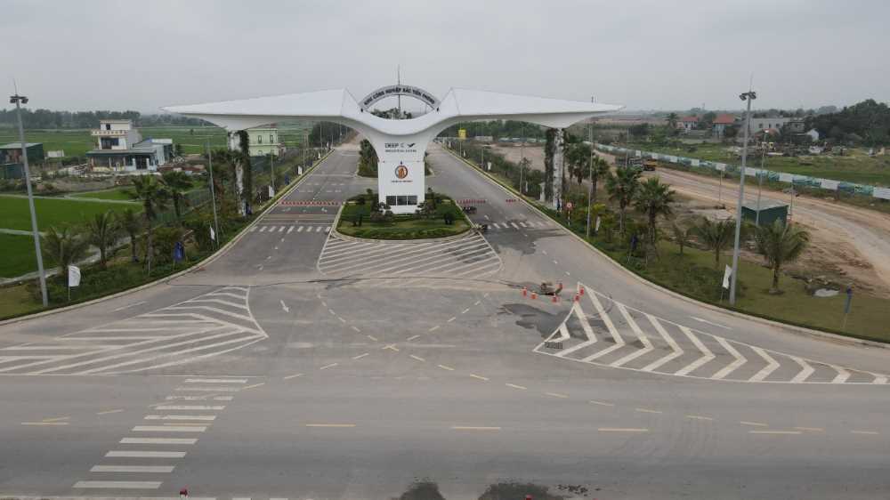 KCN Bắc Tiền Phong của Tập đoàn DEEP C, thị xã Quảng Yên. Ảnh: Nguyễn Hùng