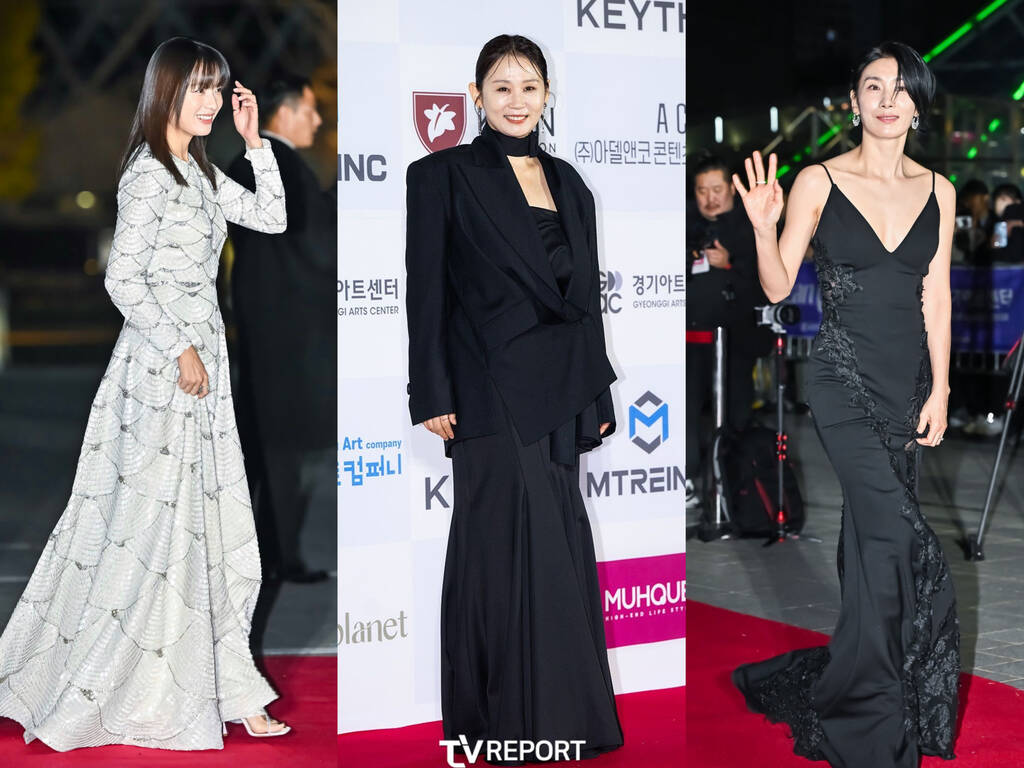 Một số ngôi sao trên thảm đỏ Grand Bell Awards 2023. Ảnh: Naver