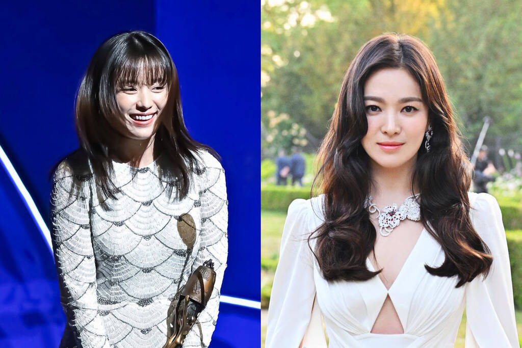 Han Hyo Joo thắng Song Hye Kyo ở giải Chuông Vàng 2023. Ảnh: Naver
