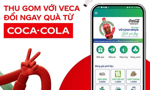 Chương trình “Chai nhựa tái sinh, hành trình tiếp nối” được Coca-Cola triển khai với mục đích nâng cao nhận thức người dùng. Ảnh: DN cung cấp