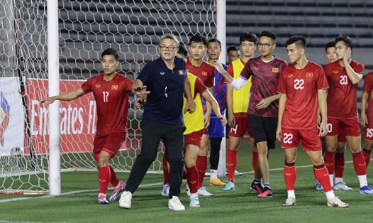Đội tuyển Việt Nam hướng đến 3 điểm ở trận ra quân vòng loại World Cup 2026. Ảnh: VFF