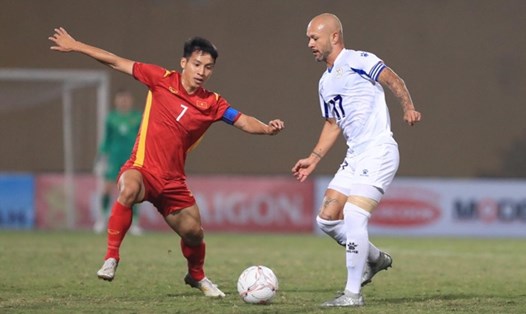 Tuyển Việt Nam hướng đến chiến thắng Philippines tại trận mở màn vòng loại 2 World Cup 2026. Ảnh: Minh Dân 