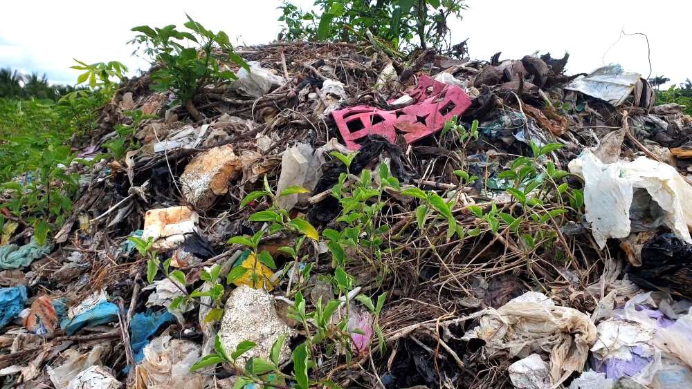 Bãi rác số 8 có diện tích hơn 30.000m2, khối lượng rác dự kiến 150.000m3 đã ngưng hoạt động nhiều năm nên số lượng rác đã hoai mục, tuy nhiên còn túi nilong, nhựa và nước thải dưới đáy khó xử lý.