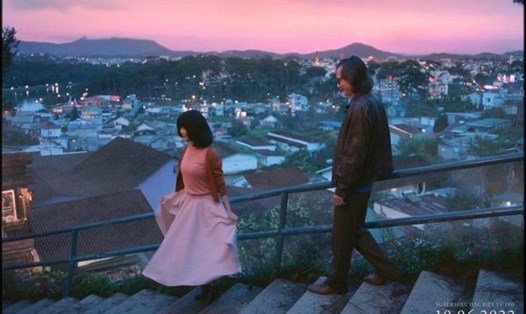 Phim “Em và Trịnh” có nhiều cảnh quay ở Đà Lạt. 
Ảnh: Đoàn phim cung cấp