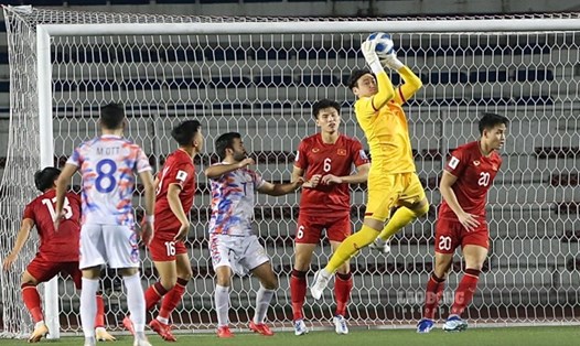Tuyển Việt Nam giành chiến thắng 2-0 trước Philippines. Ảnh: Trung Thu