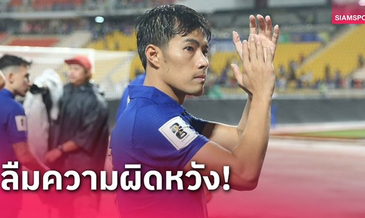Sarach Yooyen của tuyển Thái Lan đặt mục tiêu "phục thù" tuyển Trung Quốc. Ảnh: Siam Sport