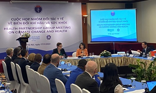 Việt Nam đã tham gia Liên minh Hành động Chuyển đổi về Biến đổi Khí hậu và Sức khỏe (ATACH) ngày 17.11. Ảnh: WHO tại Việt Nam