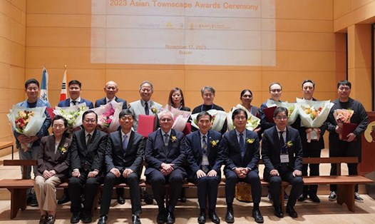 Ban tổ chức giải Cảnh quan đô thị châu Á 2023 đã tổ chức trao giải cho các tác giả có công trình đạt giải.