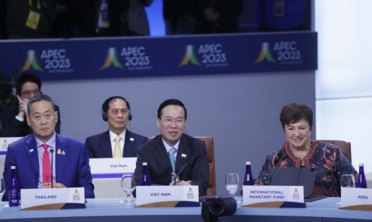 Chủ tịch nước Võ Văn Thưởng cho biết, Việt Nam đề xuất đăng cai các hoạt động của Năm APEC 2027. Ảnh: TTXVN