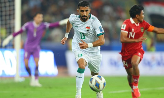 Bashar Resan là 1 trong những cầu thủ Iraq từng đối đầu với cả đội U23 lẫn đội tuyển Việt Nam. Ảnh: IFA