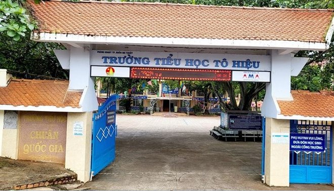Một góc trường tiểu học Tô Hiệu, TP.Buôn Ma Thuột, tỉnh Đắk Lắk. Ảnh: Uy Nguyễn