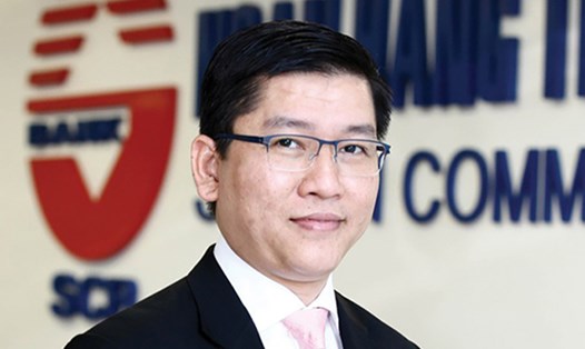 Ông Võ Tấn Hoàng Văn khi còn làm Tổng Giám đốc Ngân hàng SCB. Ảnh: SCB