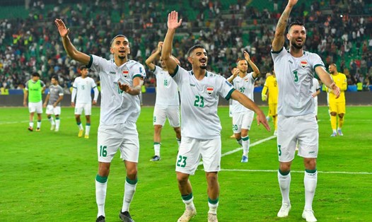 Đội tuyển Iraq được đánh giá mạnh nhất tại bảng F vòng loại thứ 2 World Cup 2026. Ảnh: IFA