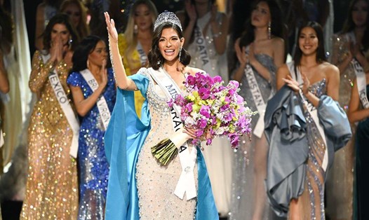 Sheynnis Palacios đăng quang Hoa hậu Hoàn vũ 2023. Ảnh: BTC.
