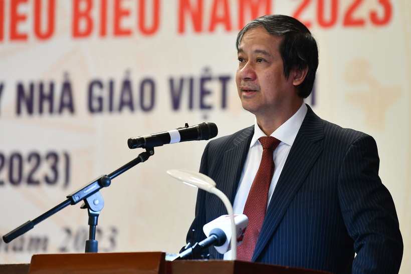 Bộ trưởng Bộ GDĐT Nguyễn Kim Sơn. Ảnh: GDTĐ
