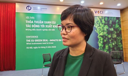 TS Nguyễn Thị Thu Trang - Giám đốc Trung tâm WTO, VCCI. Ảnh: Tuyết Lan