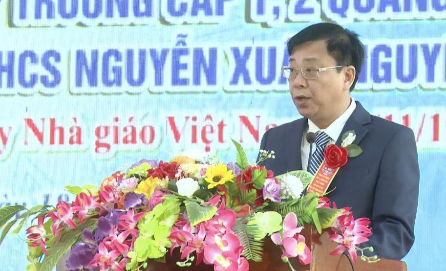 Ông Nguyễn Đức Thịnh - Phó Bí thư Huyện ủy, Chủ tịch UBND huyện Quảng Xương. Ảnh: T.Vương