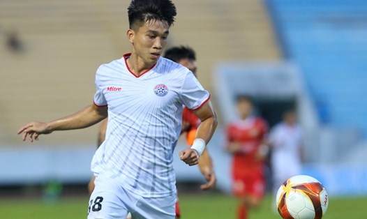Dàn tuyển thủ U23 Việt Nam của PVF-CAND đang thi đấu thất vọng ở giải hạng Nhất 2023-2024. Ảnh: Minh Lê