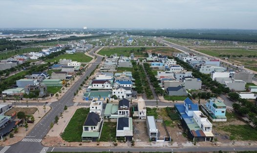 Khu tái định cư sân bay Long Thành đã có hơn 1.600 hộ dân tới xây dựng nhà cửa sinh sống ổn định. Ảnh: Hà Anh Chiến
