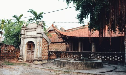 Một góc làng cổ Đường Lâm (thị xã Sơn Tây, Hà Nội). Ảnh: Thu Giang