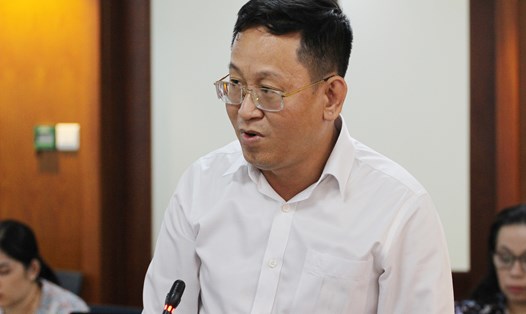 Ông Trần Quốc Trung, Phó trưởng Ban Nội chính Thành uỷ TPHCM. Ảnh: Thành Nhân