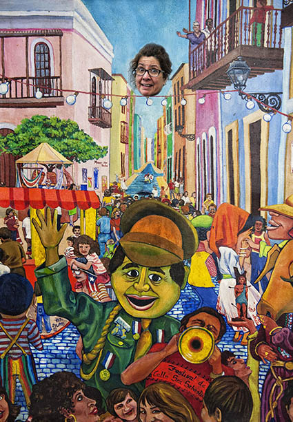 Siuko Garcia - họa sĩ (Puerto Rico). Những bức tranh tuyệt vời của cô khắc họa một Puerto Rico xinh đẹp với nền văn hóa phong phú và sôi động. 