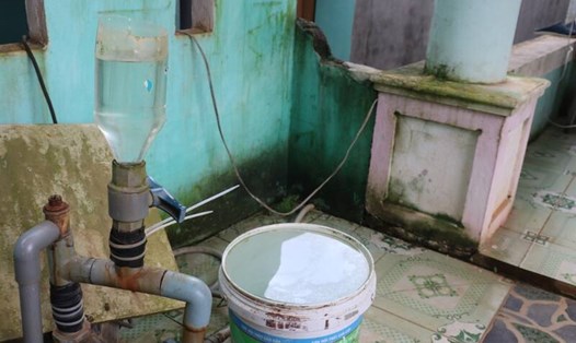 Hơn 400 hộ dân ở huyện miền núi của Đà Nẵng phải dùng nước giếng khoan không đảm bảo chất lượng suốt nhiều năm nay. Ảnh: Nguyễn Linh
