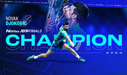 Novak Djokovic lần thứ 7 vô địch ATP Finals. Ảnh: ATP